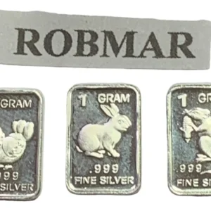Robmar-USA-Lote De 3 Lingotes De 1g De Plata Pura 0,999-N°34