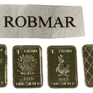 Robmar-USA-Lote De 3 Lingotes De 1g De Plata Pura 0,999-N°137