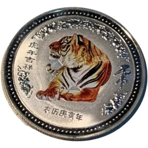 Robmar- Moneda China Conmemorativa 40 Cm-2003 -4-bañada En Plata-999