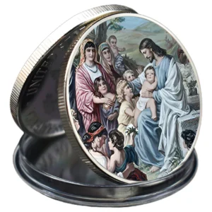 Robmar-USA-Moneda De Cristo En Compania De Niños-En Color