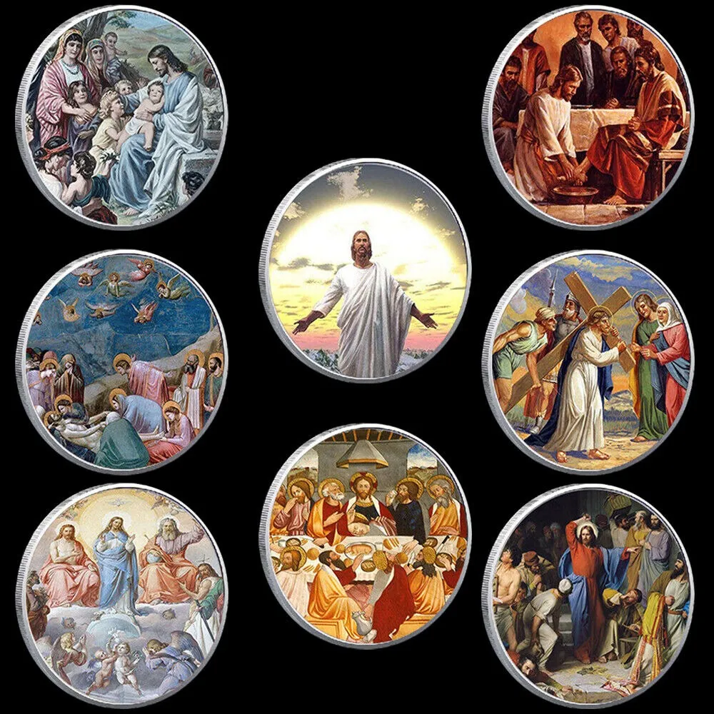 Robmar-USA-Moneda De Cristo En Compania De Niños-En Color - Imagen 3