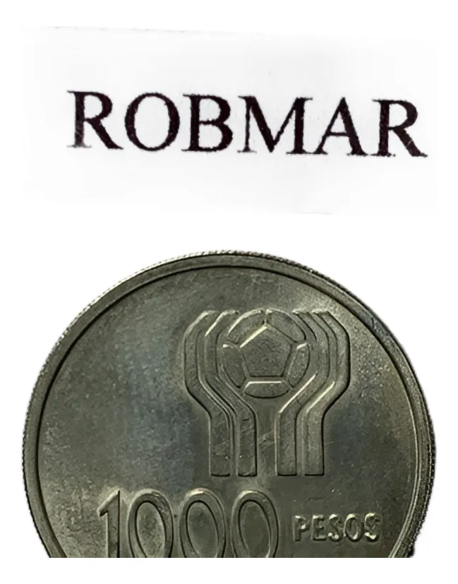 Robmar-Argentina-1000 Pesos Ley 18188-plata 10 G.del Mundial