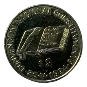 Robmar-Argentina 2 Pesos Constituyentes-niquel 10,5 G.1994