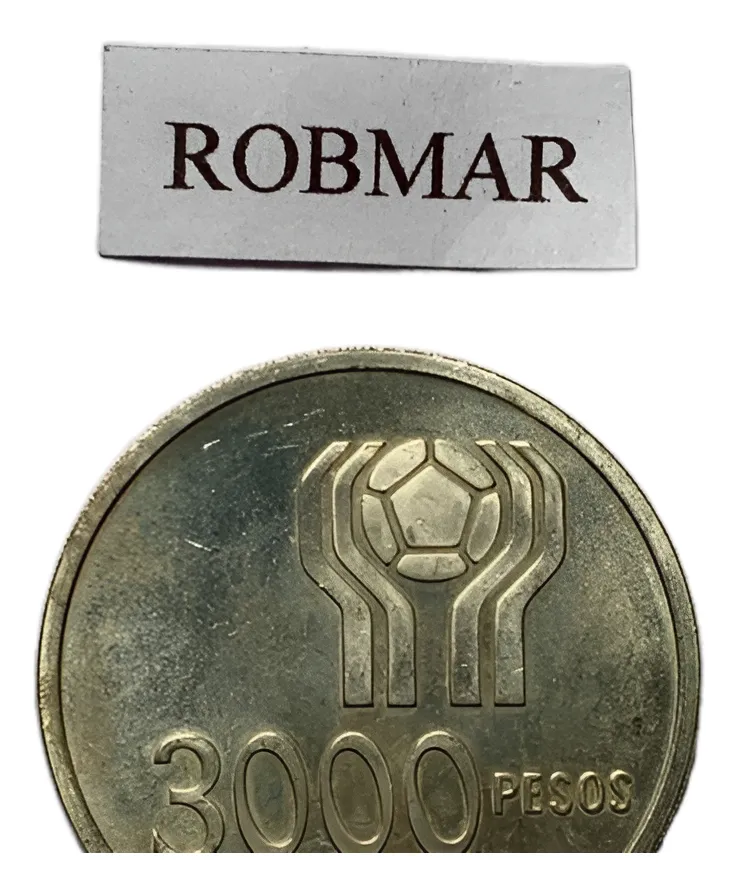 Robmar-Argentina-3000 Peso Ley 18188-1977 Plata 25g. Mundial
