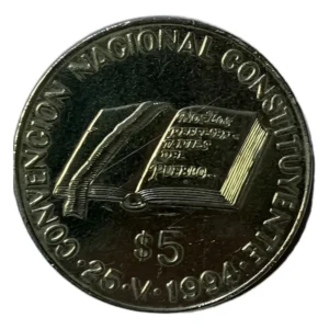 Robmar-Argentina 5 Pesos Constituyentes-niquel 21,5 G.1994