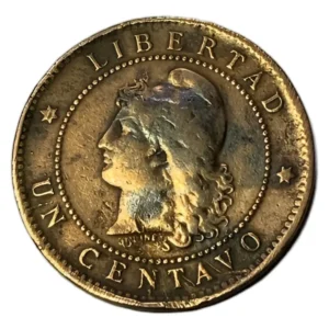 Robmar-Argentina Moneda De 1 Centavos De Patacon Del Año 1883