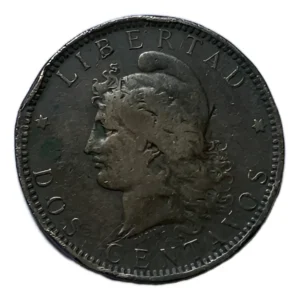 Robmar-Argentina Moneda De 2 Centavos De Patacon Del Año 1884
