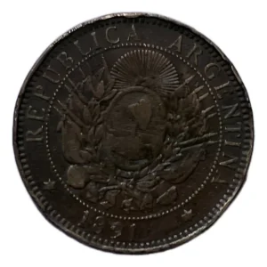 Robmar-Argentina Moneda De 2 Centavos De Patacon Del Año 1891