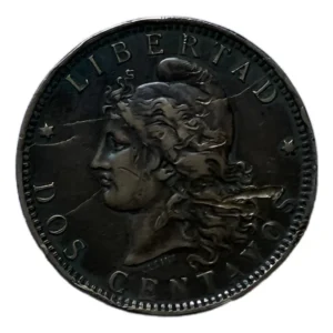 Robmar-Argentina Moneda De 2 Centavos De Patacon Del Año 1892