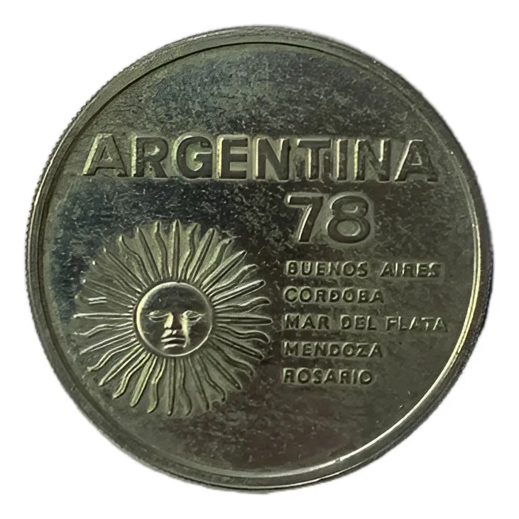 Robmar-Argentina Mundial 1000 Australes-1977-plata 900-10.g.