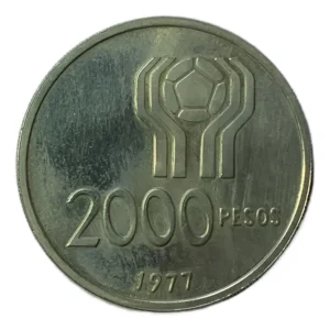 Robmar-Argentina Mundial 2000 Australes-1977-plata 900-15.g.