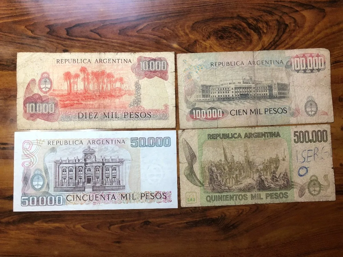 Robmar-Argentina-billete-1970 7 Unidades Colección.sin Ley - Imagen 5