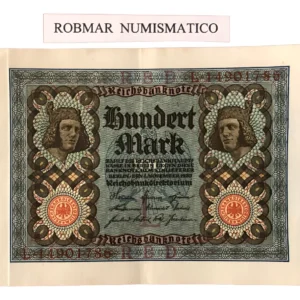 Robmar-billete De Alemania Clasificado 100 Marcos De 1919