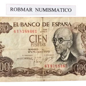 Robmar-billete Español Clasificado 100 Pesetas De 1990