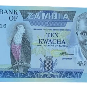 Robmar-billete Sin Circular-zambia-10 Kwacha Del 1980