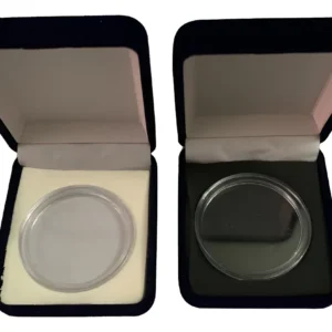 Robmar-estuche Para Guardar Monedas De 1 Onza Blanco O Negro