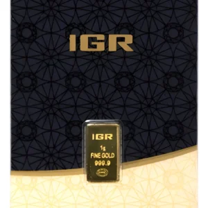 Robmar-lingote De Estambul De 1 Gramo De Oro Puro.24 K.0999