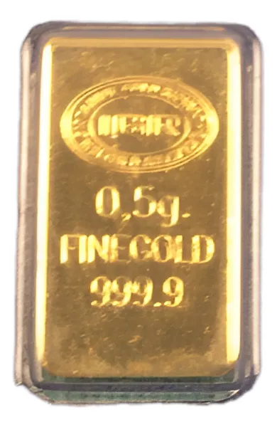 Robmar-lingote De Estambul Medio Gramo.de oro Puro 24 K. Sellado y numerado - Imagen 3