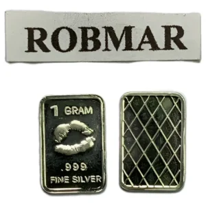 Robmar-USA-Lingote De 1g Plata Pura 24k 0,999-N°10-Labios