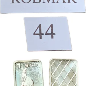 Robmar-lingote N°44-1 Gramo de.plata pura 24k-un canguro