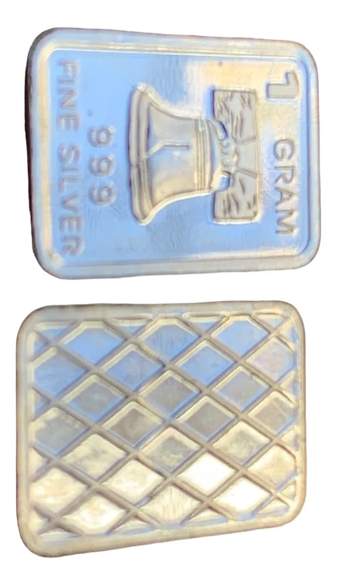 Robmar-USA-Lingote De 1g Plata Pura 24k 0,999-N°75-Campana De La Libertad - Imagen 2