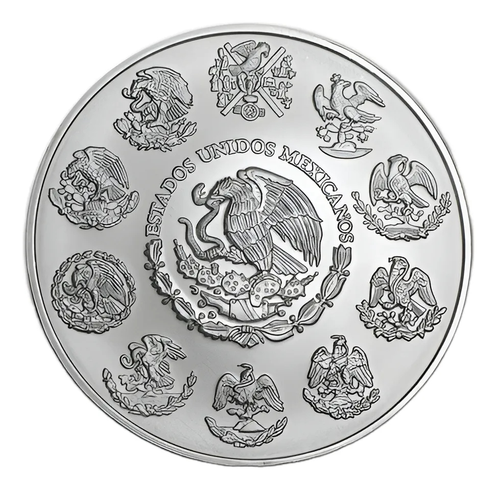 Robmar-mejicano De 2 Onzas De Plata Pura 24k. Del Año 2018 - Imagen 2