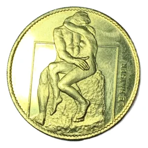 Robmar-Francia-Medalla N°10-Museo De Rodin Le Baiser
