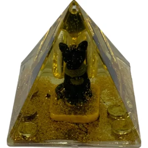 Robmar-souvenir Egipcio-piramide-y Gato negro monedas Y Polvo