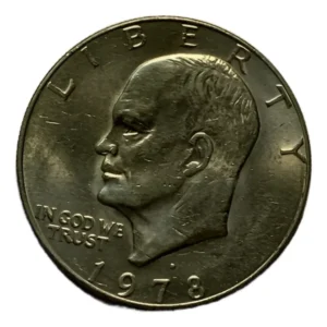 Robmar-USA-1 Dólar-Eisenhower-Cobre/Níquel 22,8g-1978(d)-N°43-Con Cápsula Protectora