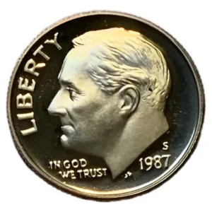 Robmar-u.s.a.10 Cent. 1987 Prof Ceca S-certificada Y Capsula