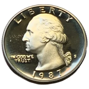 Robmar-USA-25 Cent .1987-prof Ceca S-certificada Y Capsula