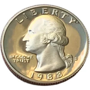 Robmar-u.s.a.25 Cent .1988-prof Ceca S-certificada Y Capsula