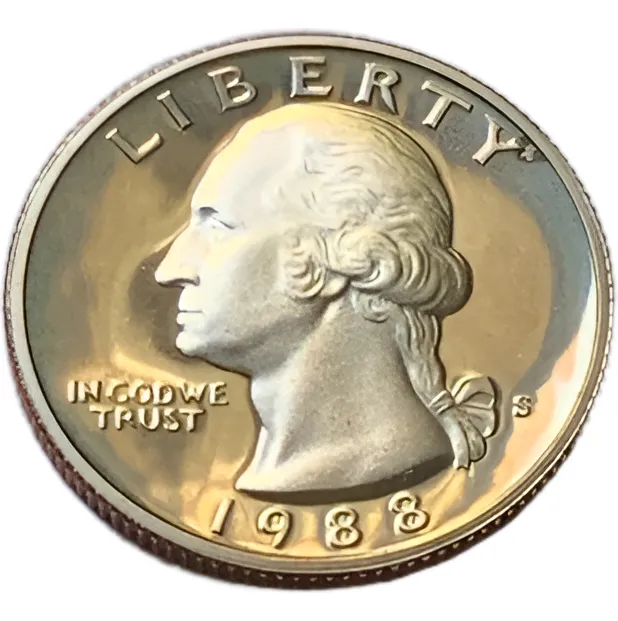 Robmar-u.s.a.25 Cent .1988-prof Ceca S-certificada Y Capsula