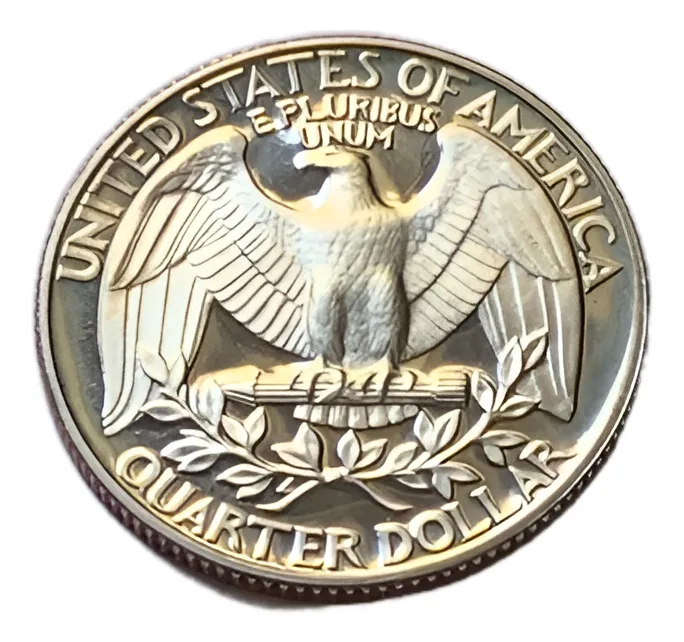 Robmar-u.s.a.25 Cent .1988-prof Ceca S-certificada Y Capsula - Imagen 2