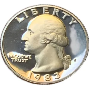 Robmar-USA-25 Cent.1983 Prof Ceca S- Certificada Y Capsula