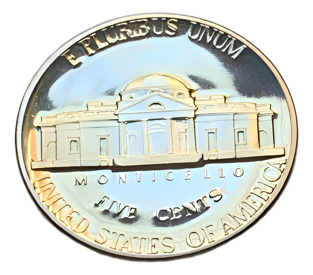 Robmar-u.s.a.5 Cent. 1971 Prof Ceca S- Certificada Y Capsula - Imagen 2