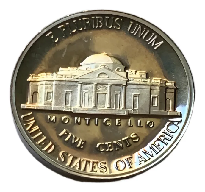 Robmar-USA-5 Cent. 1988 Prof Ceca S- Certificada Y Capsula - Imagen 2