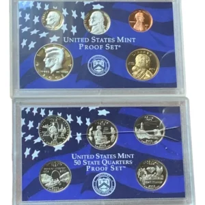 Robmar-u.s.a.estuche-2-blister 10 Monedas 2003 Proof Ceca S