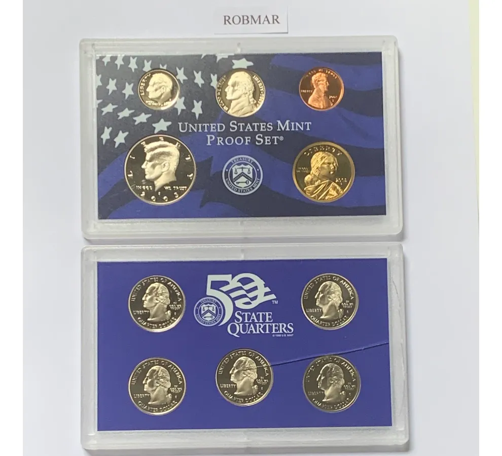 Robmar-u.s.a.estuche-2-blister 10 Monedas 2003 Proof Ceca S - Imagen 2