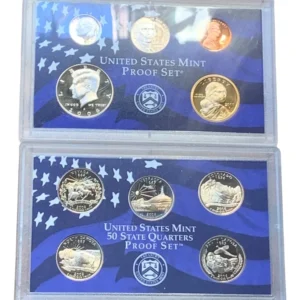 Robmar-u.s.a.estuche-2-blister 10 Monedas 2006 Proof Ceca S