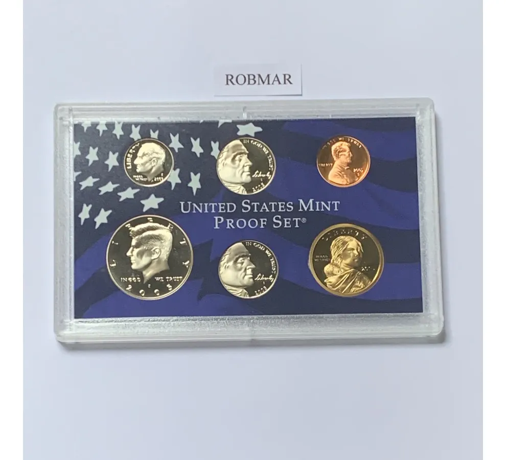 Robmar-USA-Estuche-2 Blisters Con 10 Monedas-2005-Proof Set - Imagen 4