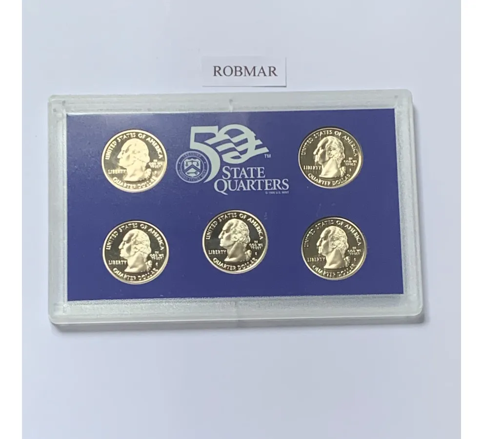 Robmar-USA-Estuche-2 Blisters Con 10 Monedas-2005-Proof Set - Imagen 6