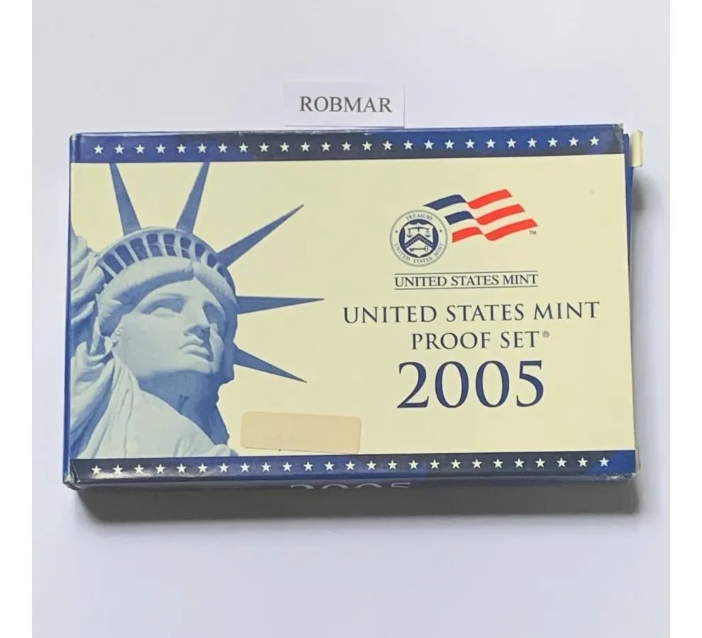 Robmar-USA-Estuche-2 Blisters Con 10 Monedas-2005-Proof Set - Imagen 7
