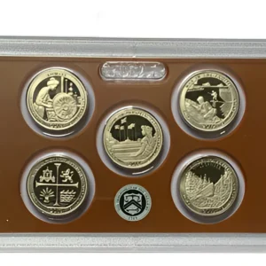 Robmar-u.s.a.estuche-blister 5 Quarter Parques Proof 2019 S