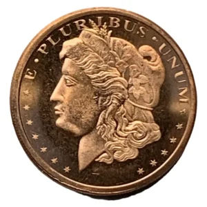 Robmar-USA-Moneda De Cobre Puro 24k 0,999-N°541-Morgan