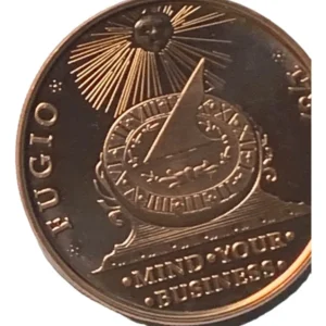 Robmar-USA-Moneda De Cobre Puro 24k 0,999-N°594-Fugio 1787-Mind Your Business