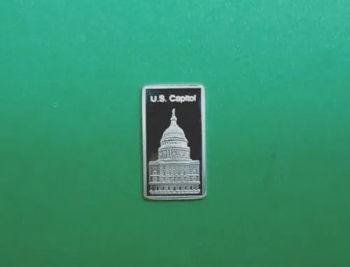 Robmar-USA-1 LINGOTE De 2,5g Plata Pura 0,999-El Capitolio - Imagen 2