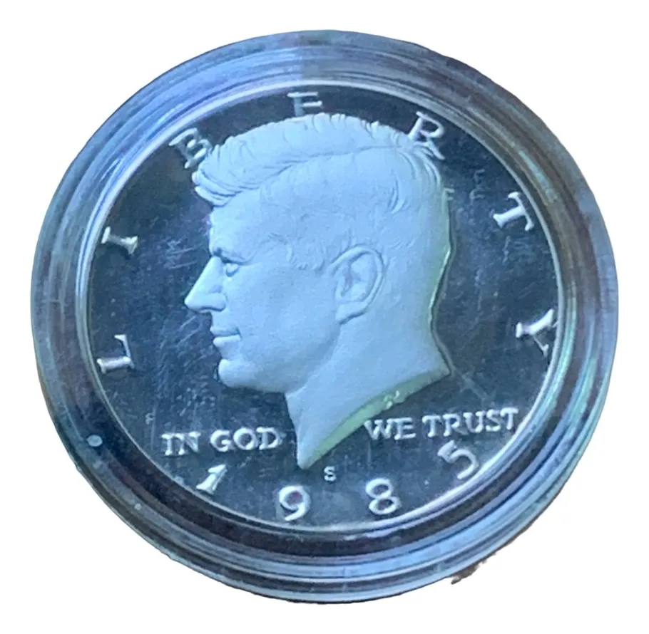 Robmar-USA-50 Cents Half Dolar De Kennedy 1985 Prof Ceca S - Imagen 3