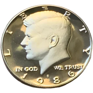 Robmar-USA-50 Cents Half Dolar De Kennedy 1986 Prof Ceca S