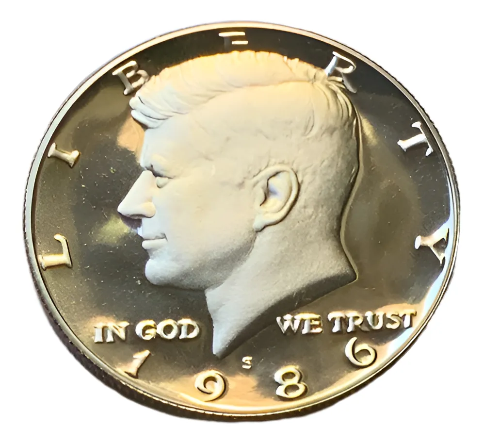 Robmar-USA-50 Cents Half Dolar De Kennedy 1986 Prof Ceca S